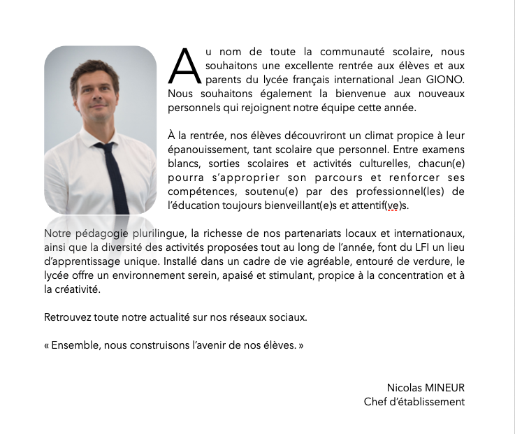 parcours et études